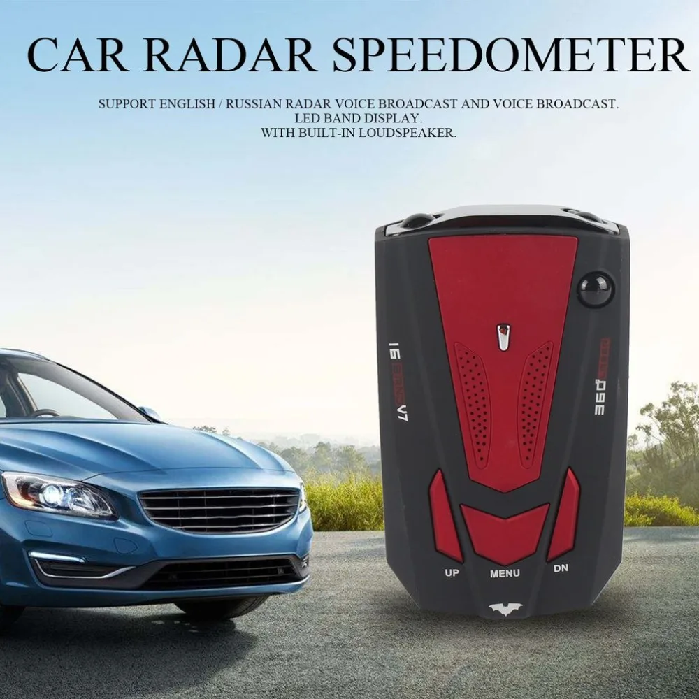 

12V 16 Band Cobra XRS 9880 Laser Anti Radar Car Detector 360 Degree Led Display Police Speedometer Voice Alert/Alarm Laser