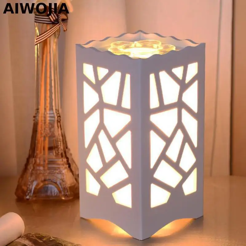 

Aromatherapy Table Lamps Romantic cherry blossom pattern table lamp Lamparas De Mesa Tiffanylampe Desk Lamp