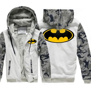 

Sweatshirts Men Hoody 2019 New Hot Sale Men's Sportswear Thick Zip Hoodies For Male Camouflage Harajuku Sweatshirt Kpop Hooide