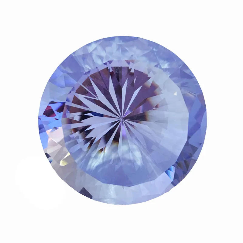 Сирень 100 мм 1 шт. многогранный большой кристалл алмаза пресс папье ЛАМПЫ ЗАПЧАСТИ для DIY ремесла Lucky подарки коллекции Лидер продаж