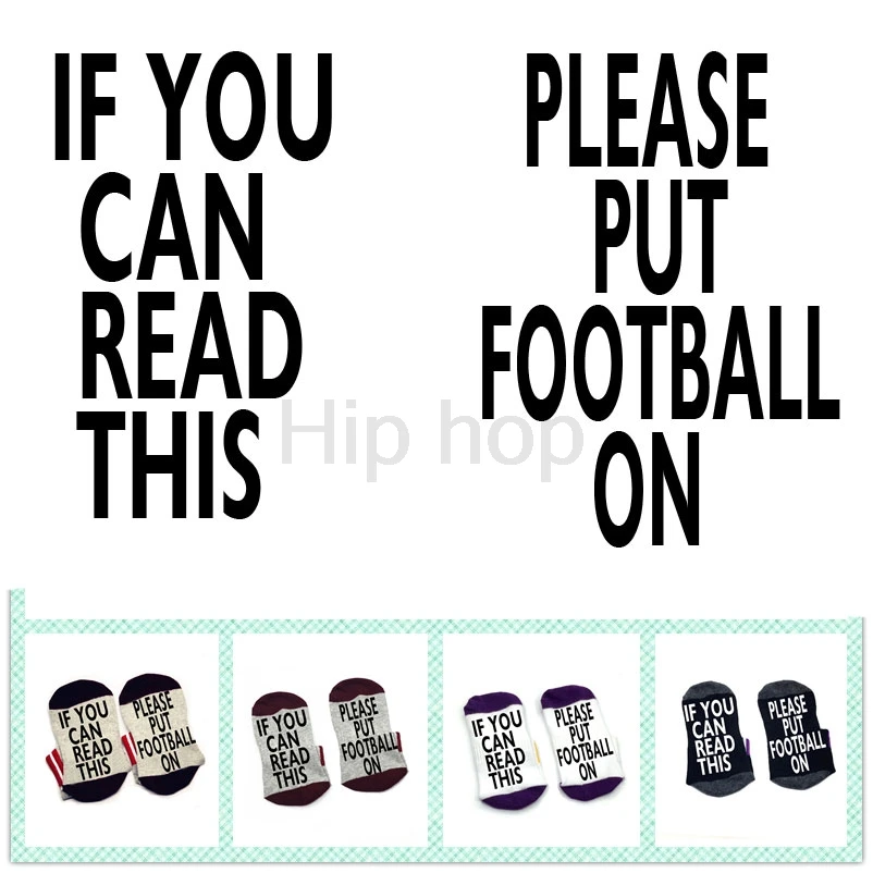 Socks If You Can Read This Please Put On Socks Cotton Elastic Comfortable Unisex Game Time Socks Socks Aliexpress
