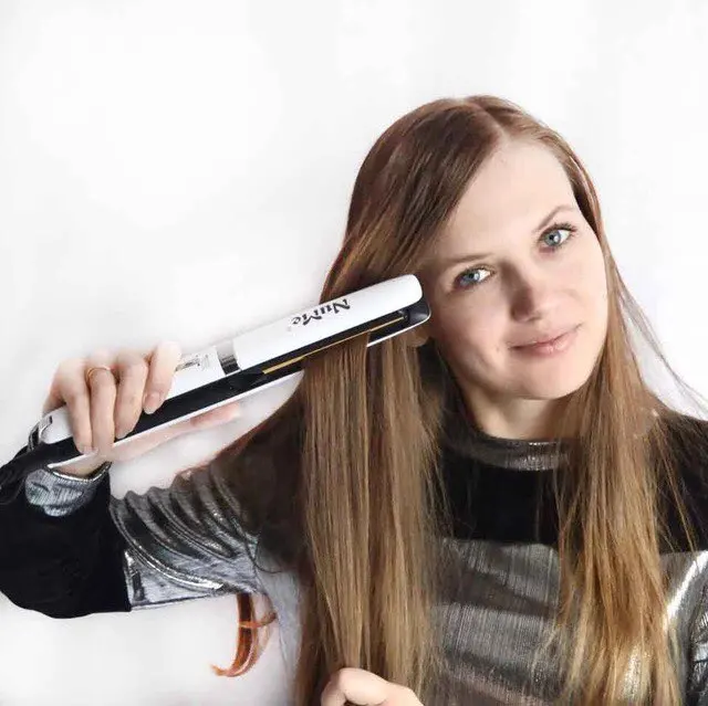 NuMe Flat Iron воздуха пластины керамические выпрямитель для волос профессиональные щипцы для выпрямления волос железа бигуди ролика Стайлинг