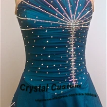 Женские платья для фигурного катания, модный бренд, ледяное Фигурное платье для соревнований на коньках для взрослых DR3494