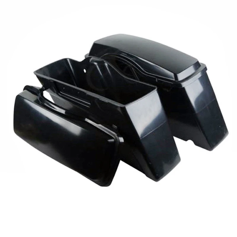 Unpainted Motorcycle Saddle bag Hard Saddlebags Without Lock for Harley Davidson Electra Road Glide CVO Ultra Classic 94-13 (1)