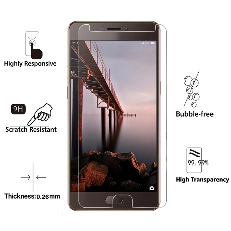 10 шт. MRGO закаленное Стекло для Elephone P8 Экран защитная плёнка НУА Вэй чехол
