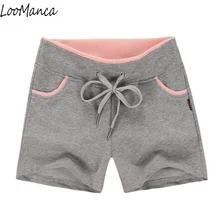 Летние женские спортивные шорты, профессиональные шорты для бега, женские свободные дышащие шорты с завязками для бега