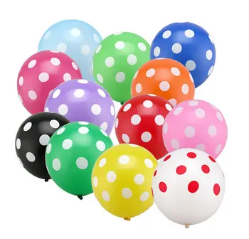 

100pc Ladybug Black Spot Red Polka dot latex balloons globos party gifts Birthday baloons baby shower decor lady bug Gift 12inch
