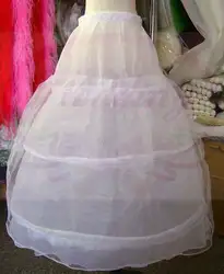 3 Обручи 2 слоя белый свадебное платье супер полный подъюбник кринолин
