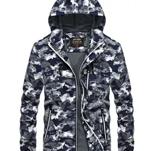 Новая брендовая осенняя одежда мужские Ботфорты размер M~ 4XL Камуфляж модные повседневные куртки полиэстер мужские быстросохнущие Регулярные мужские пальто