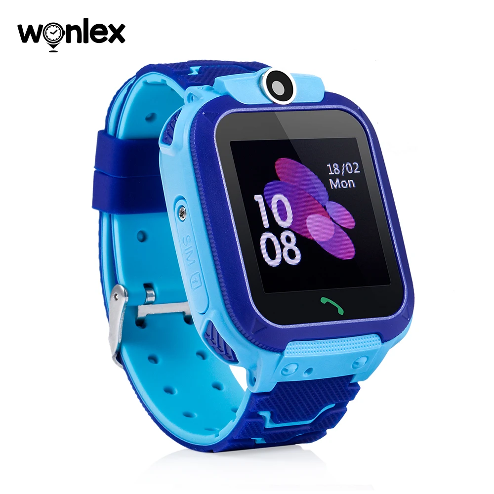 Детские умные часы Wonlex GW600S с Wi Fi цветной сенсорный экран 1 44 дюйма GPS