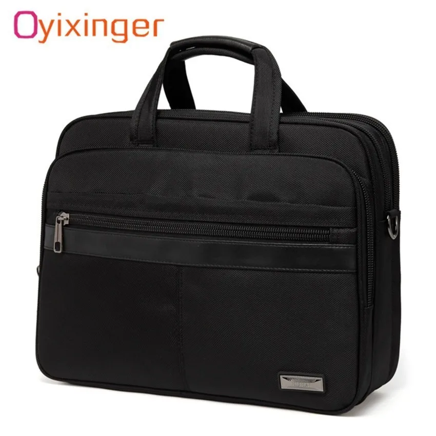 

Man Strong Oxford Portable Business File Briefcase Boy Single Shoulder Messenger 15 Inch High Quality Computer Laptop Briefcase