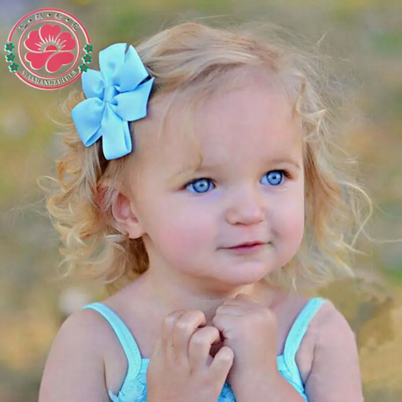 

Fashion 3 inch Bows Hair Clips Boutique Hair Pin Grosgrain Ribbon Bows Hairpins Kids Headwear Accessories 564