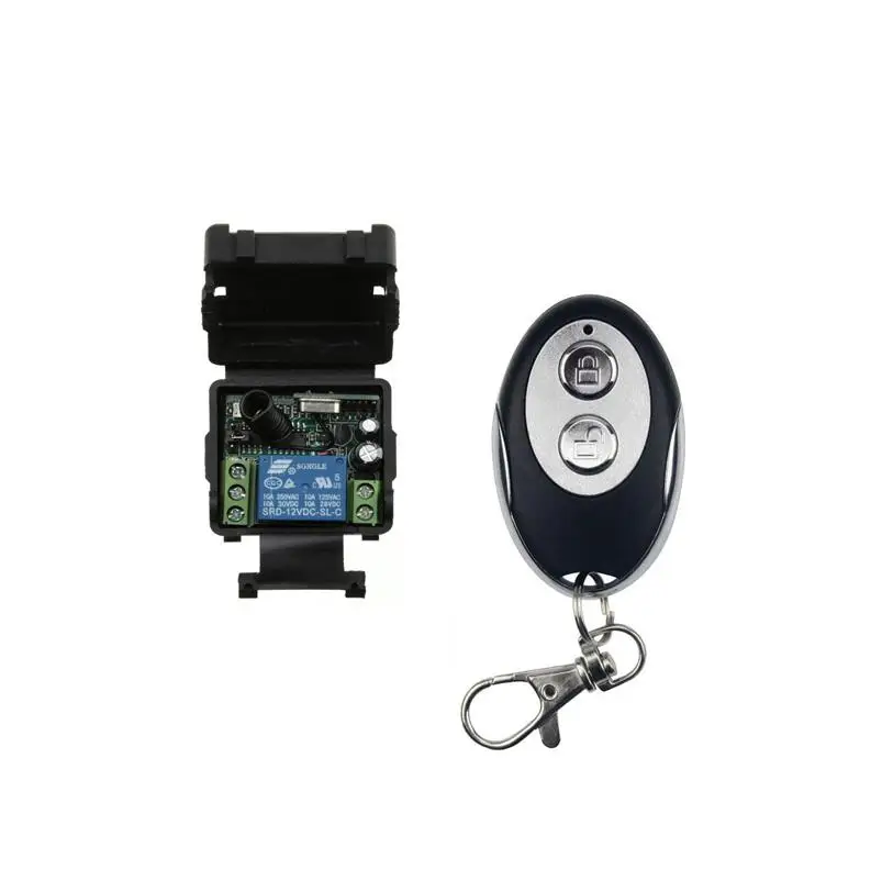 

NEW Universal RF DC 12 v 1channel 10A relay mini wireless remote control switch 315MHZ/433MHZ lighting