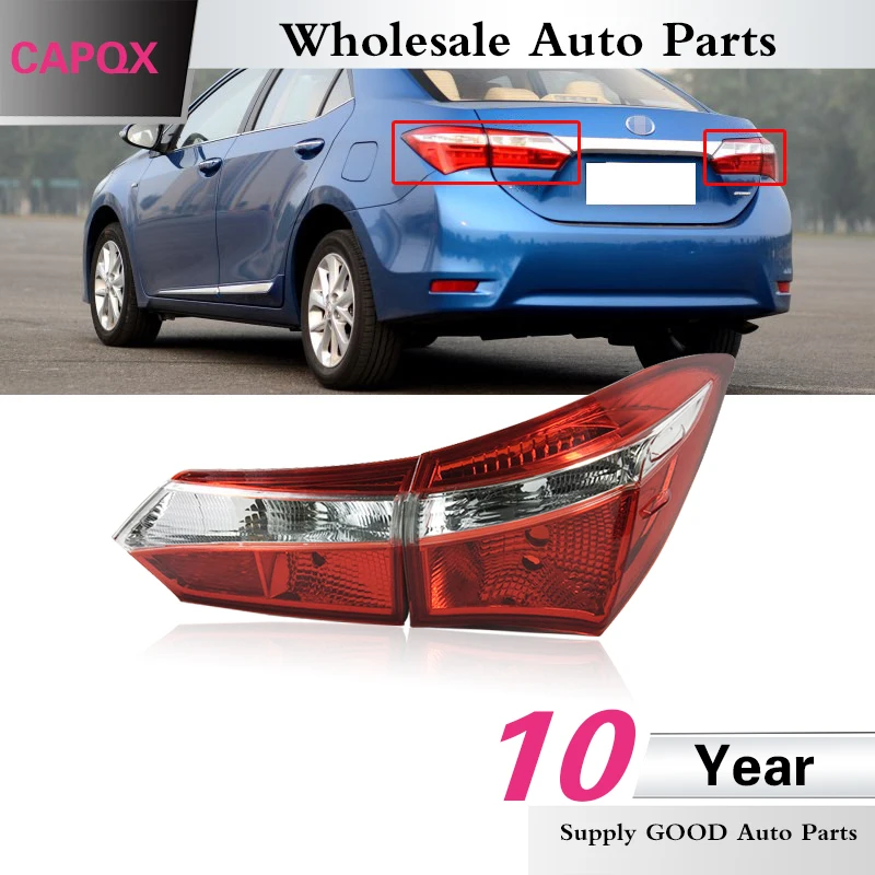 

CAPQX Rear Taillight tail light taillamp Rear Brake lamp Tail Light stop light For TOYOTA COROLLA 2014 2015 2016