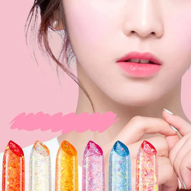 

New Arrival Makeup Lipstick Moisturizer Transparent Magic Temperature Flower Color Changing Long Lasting Lipstick Lip
