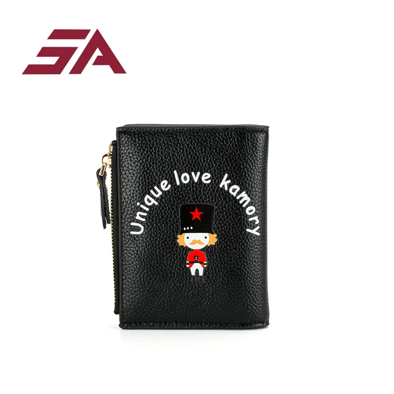 

SA 2018 new Leather women Wallets Fashion Brand Bifold Design female Coin Purse High Quality feMale Card ID Holder Dropshipping