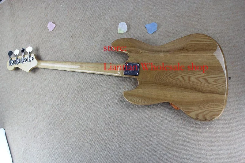Высокое качество custom shop 4 шестиструнная гитара Burlywood джазовая бас-гитара-15-9