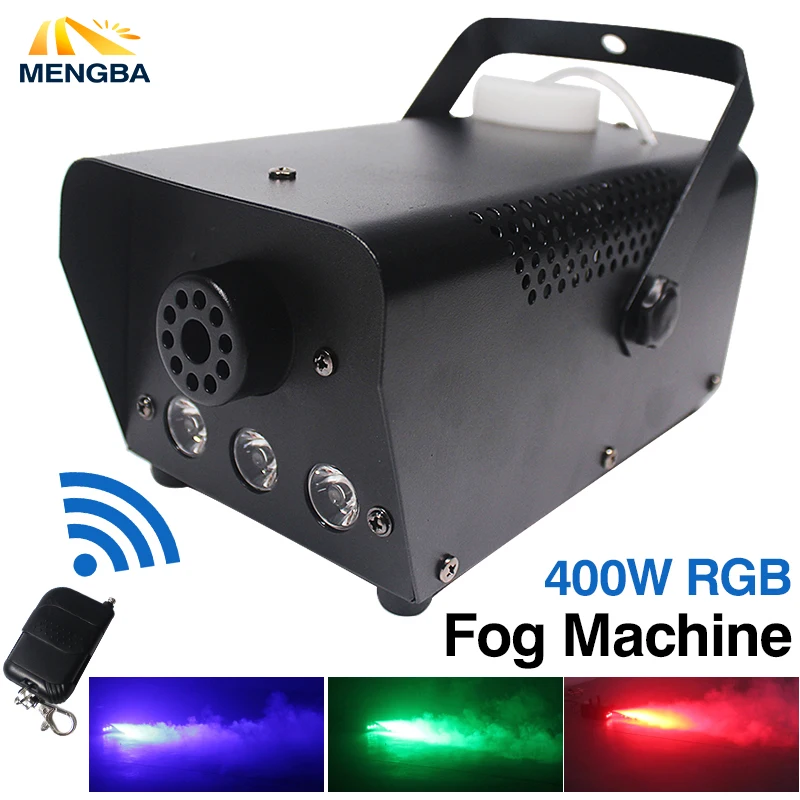 Светодиодный дымовой аппарат 500 Вт с беспроводным управлением Цветной RGB