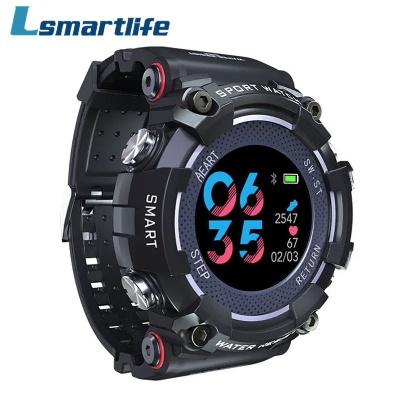 

Lsmartlife MX16 Color Screen Sport Smart Watch 5ATM Waterproof Men Heart Rate Monitoring 10 Days Long Time Standby Smartwatch