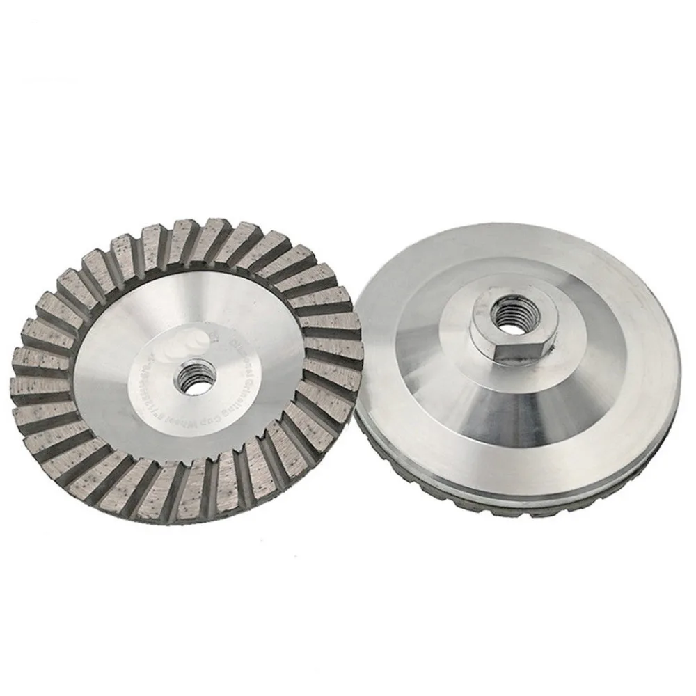 

4" 100mm Aluminum Based Diamond Disc Grinding Cup Wheel M14 Thread Stone