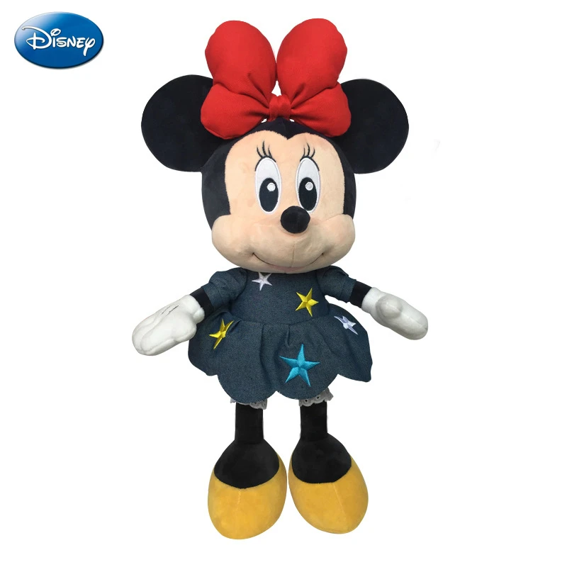 Munecas De Peluche De Minnie Mouse De Disney Originales Juguetes De Moda De Vaquero De Disney Para Bebes Y Ninas Regalo De Cumpleanos Mickey Mouse Munecas Aliexpress