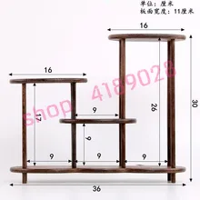 Натуральное Куриное Крылышко, деревянные, овальные среднего стиля, полки из цельного дерева curio, орнамент маятника