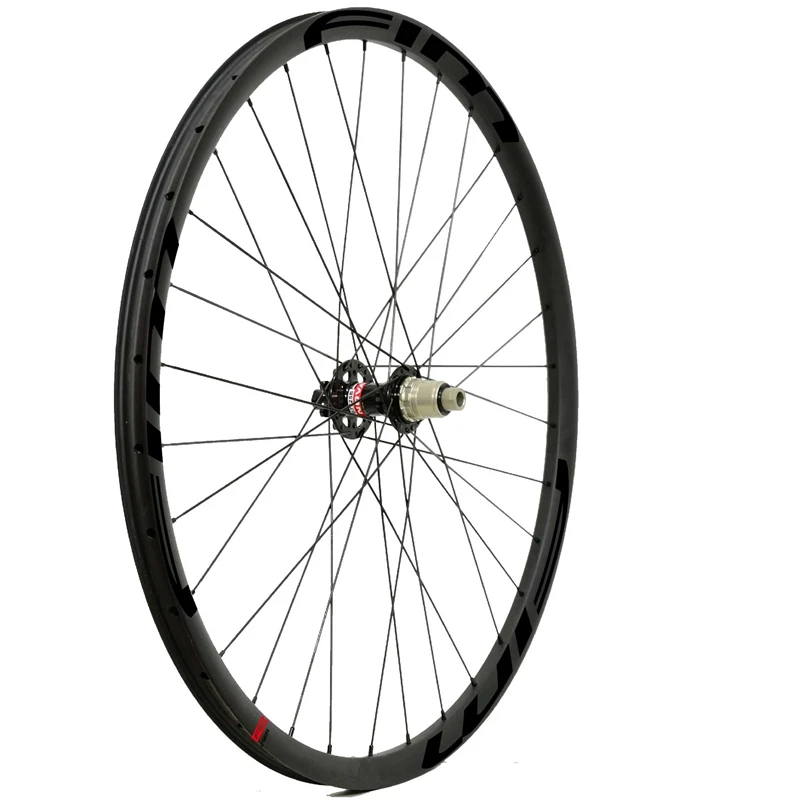 Discount Carbon mtb wheel 29er mountain bike wheels NOVATEC D771-772HUB 27mm wide carbon mountain wheelset 7