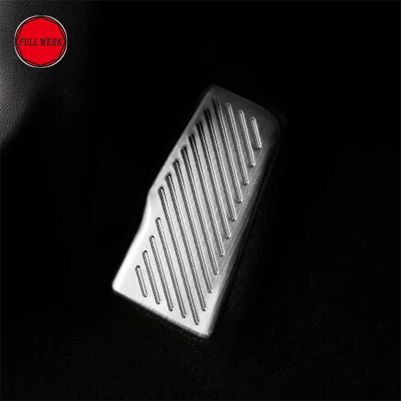 Stainless Steel Car Footrest Pedal Cover Protector for Toyota Camry Anti Slip Mat Sticker Car Styling Accessories