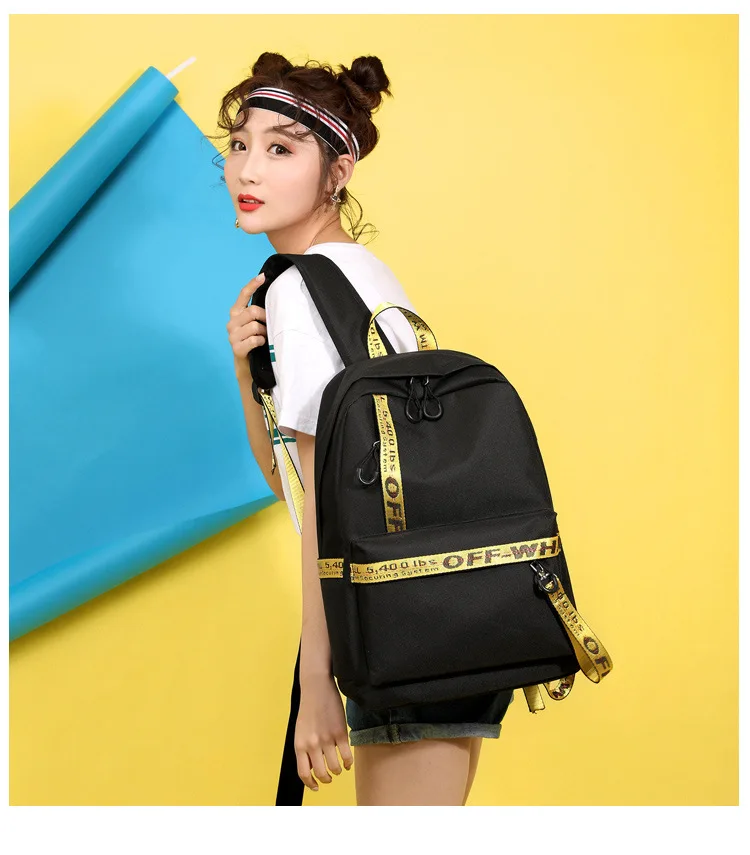 Wobag, водонепроницаемый тканевый женский рюкзак с зарядкой через USB, повседневный школьный рюкзак с принтом, сумка для колледжа, для девочек и мальчиков, для ноутбука