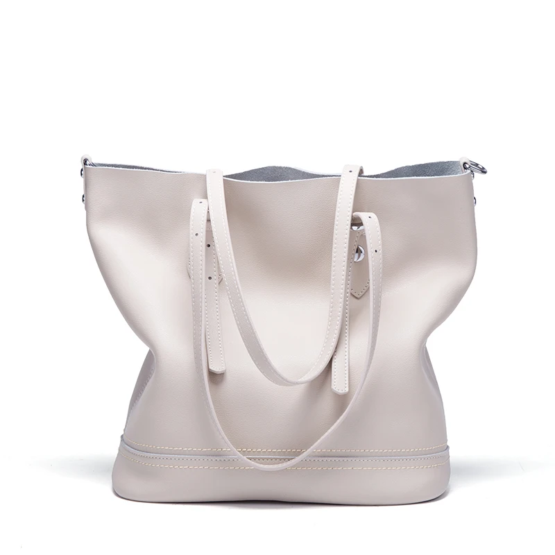 

INTERESTING Leather PU Bag Bucket Female Bag Goddess Style Oblique Shoulder Bag High Quality Handbags Crossbody Bag For Women