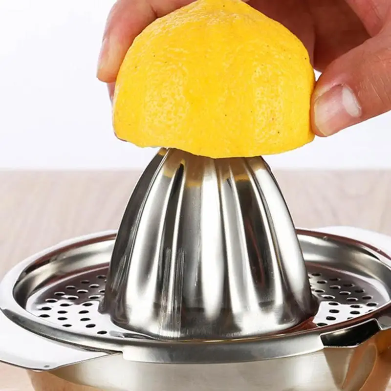 Нержавеющая сталь ручная соковыжималка для апельсинов фруктовый лимонный сок выжать корпус фильтра Сок чайник