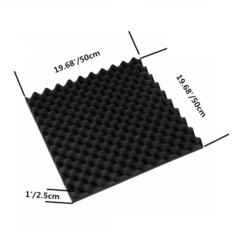 MUFASHA 36 шт в посылка акустическая Звукопоглощающая и Звукоизоляционная студийная пенная панель