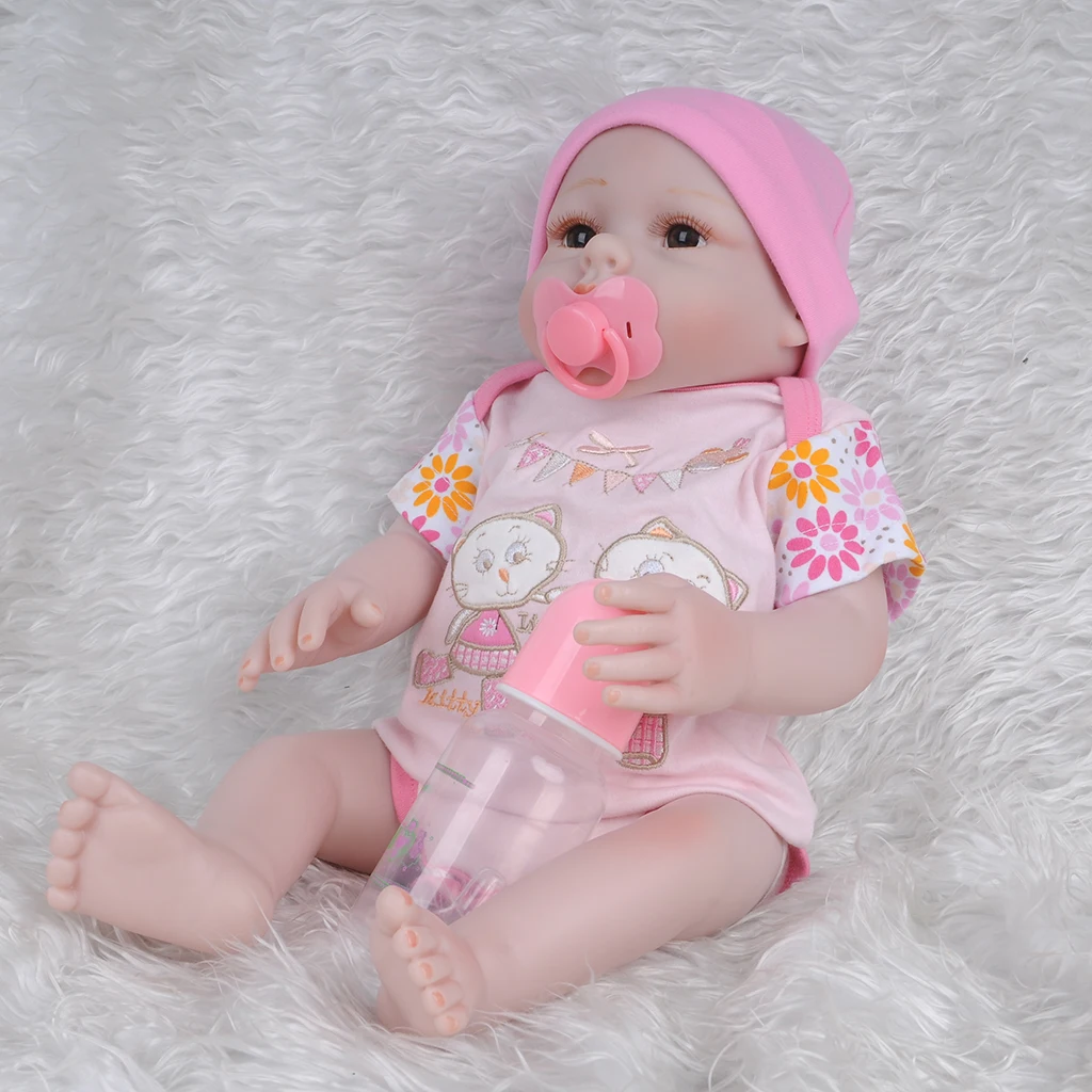 

Reborn Doll Silicone Full Body, Handmade 20inch Reborn Infant Doll, Realistic Newborn Baby Girl Doll Model Toy Birthday Gift