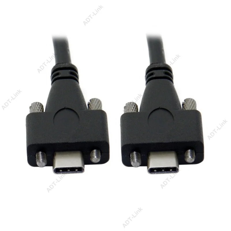 USB 3.1 نوع-c ماكينة كابلات الليلية كاميرا صناعية USB-C مع مسامير التأمين ل IDS Ximea مصدر التصوير كاميرا رقيقة الحبل