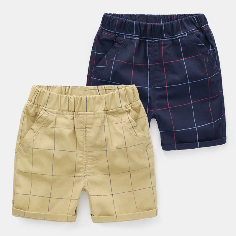 

Summer kids cotton shorts boys girls shorts Children Clothing brand Plaid short baby clothing Fashion boy Pants 2-8 Years