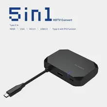 Тип hdmi+ VGA+ PD+ DC3.5+ USB3.0 usb-хаб