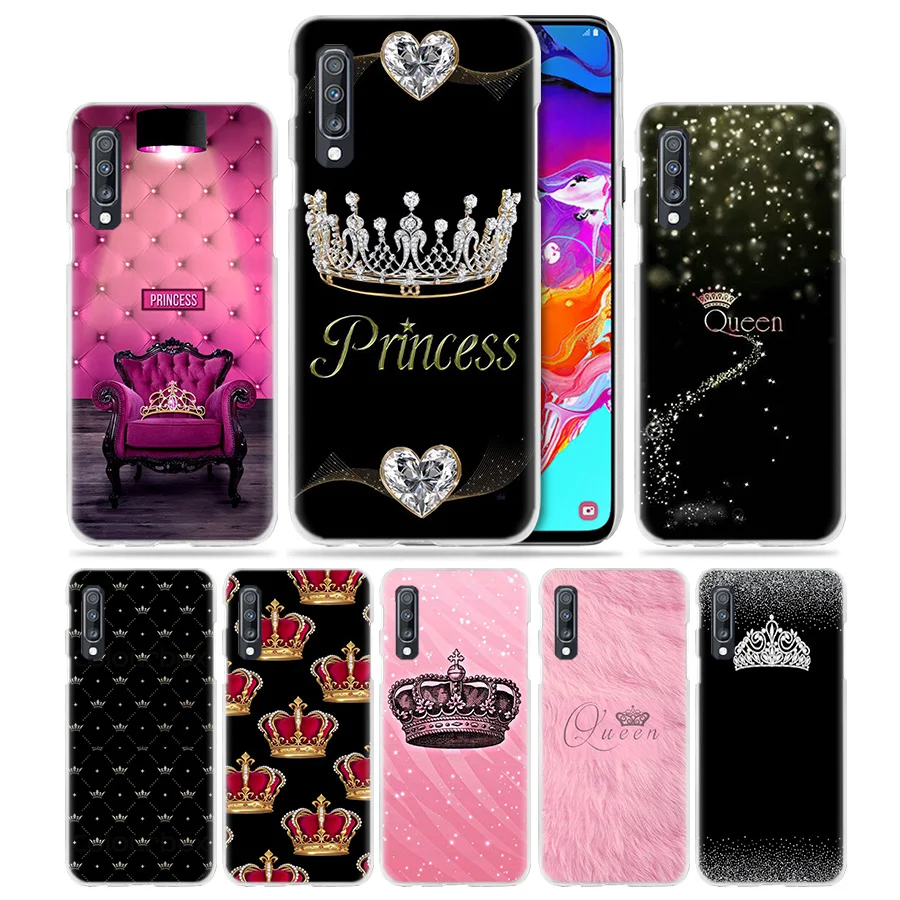 

Mom Queen Princess Case for Samsung Galaxy A50 A70 A20e A60 A40 A30 A20 A10 A8 A6 Plus A9 A7 2018 Hard PC Phone Coque Cover Capa