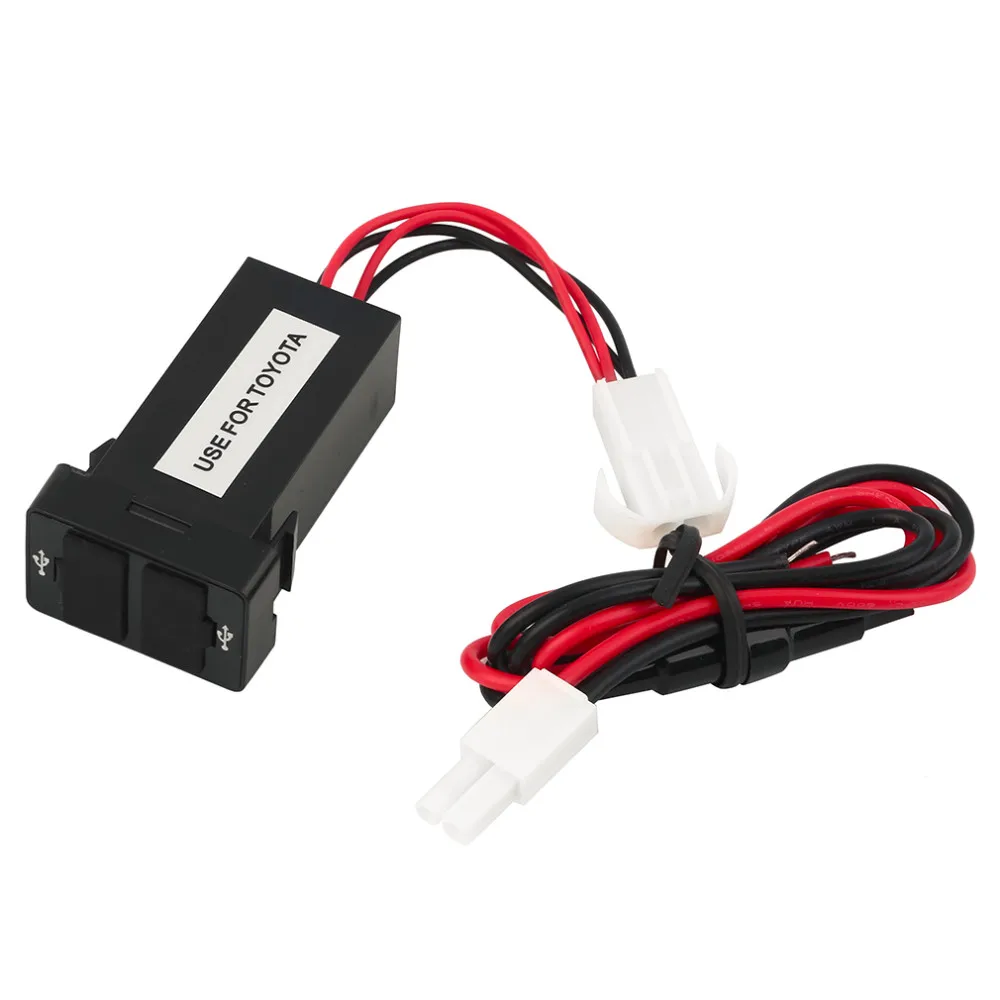 

Special Dual 2 port USB Charging Car Charger for Toyota