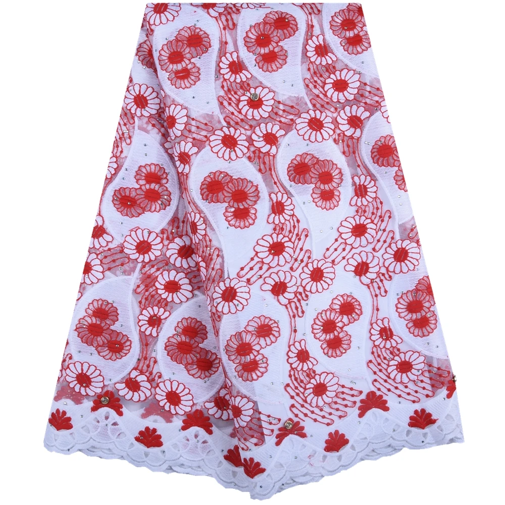 

African Tulle Lace Fabric High Quality Lace Material Net Embroidery French Nigeria Lace Fabric For Women Wedding Dress A1603