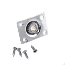 Musiclily 1/4 «6,35mm Rectangular Mono salida Jack Socket placa para Gibson LP Les Paul guitarra eléctrica partes (paquete de 2)