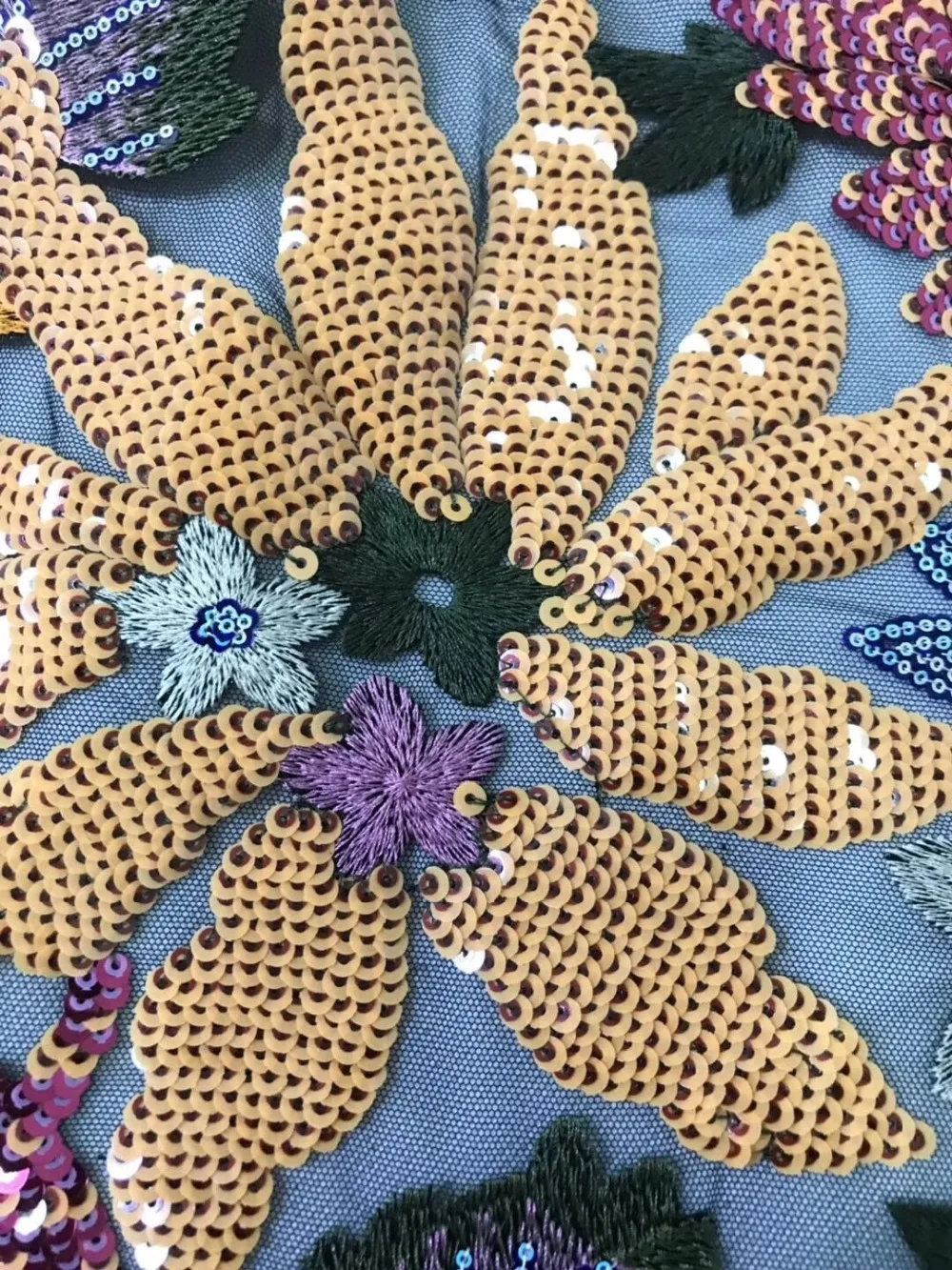 

beautiful Sat-5.1104 Nigerian fabric for party dress new African embroidered lace fabric