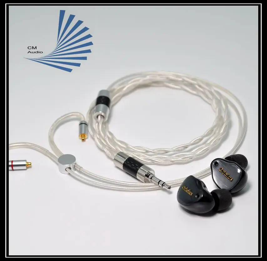 

7N Freeze Single Crystal Copper Plating Pure Silver Headphone Upgrade Line MMCX 0.78MM