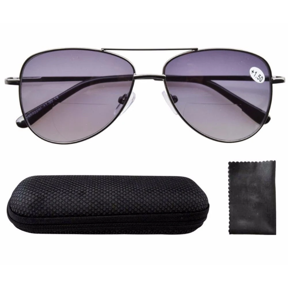 

R1502 Eyekepper Spring Hinges Polycarbonate Lens BiFocal Sunglasses Reading Glasses +1.0/1.5/2.0/2.5/3.0/3.5