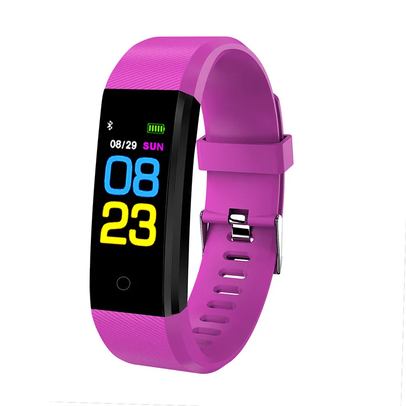 Спортивные часы-браслет для женщин, женские наручные часы, электронный светодиодный цифровой наручные часы для женщин, женские часы, часы для женщин - Color: Purple