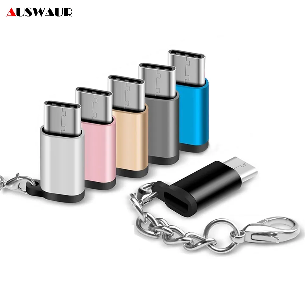 

USB Type-C to Micro Charge Sync Adapter Type C Micro Charger Adapter Converter for Huawei P20 30 Samsung S8 S9 S10 Plus Pro