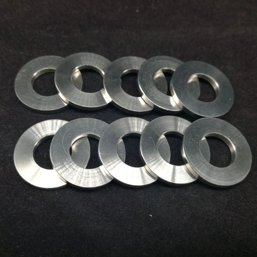 Buy 10Pcs M10 Titanium Ti Flat Washer Grade 5 Spacer washers for Bicycle