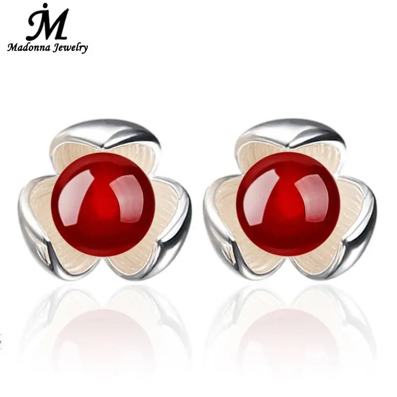 Женские серьги гвоздики с натуральным камнем|ear jewelry|fashion stud earringsstud earrings |