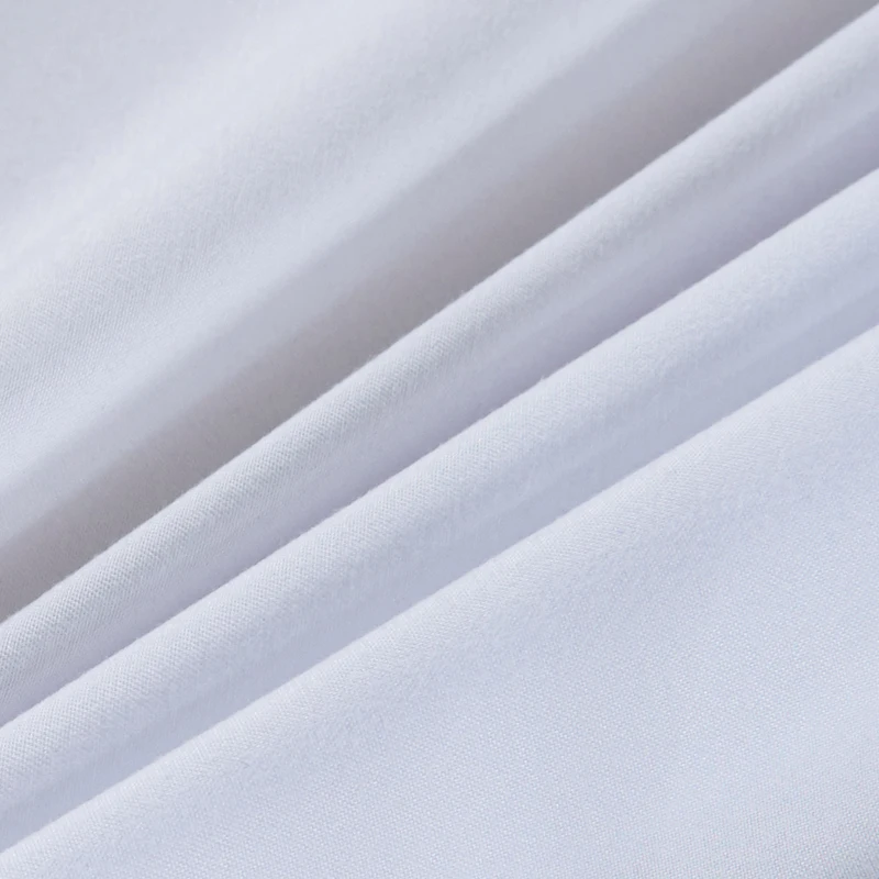 High Quality Fitted Sheet Solid Color Mattress Cover With Elastic Band Bedsheet Single Double Queen Size Fitsheet 5