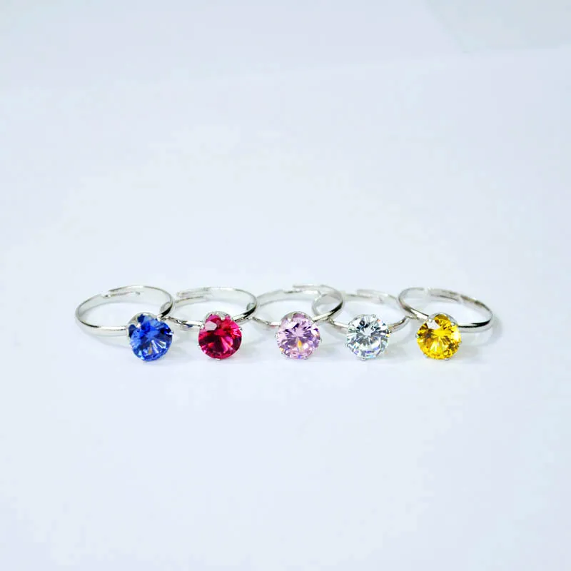 

150Pcs Fashion 1.2 Ct Zircon Engagement Rings Lot For Women Girls Wedding Ring Austrian Crystal Jewelry Big Wholesale LR4060