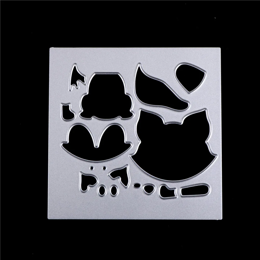 Скрапбукинг DIY тисненая углеродистая сталь крафт бумажные штампы и штампы трафареты для краски металла лисы животных режущие штампы